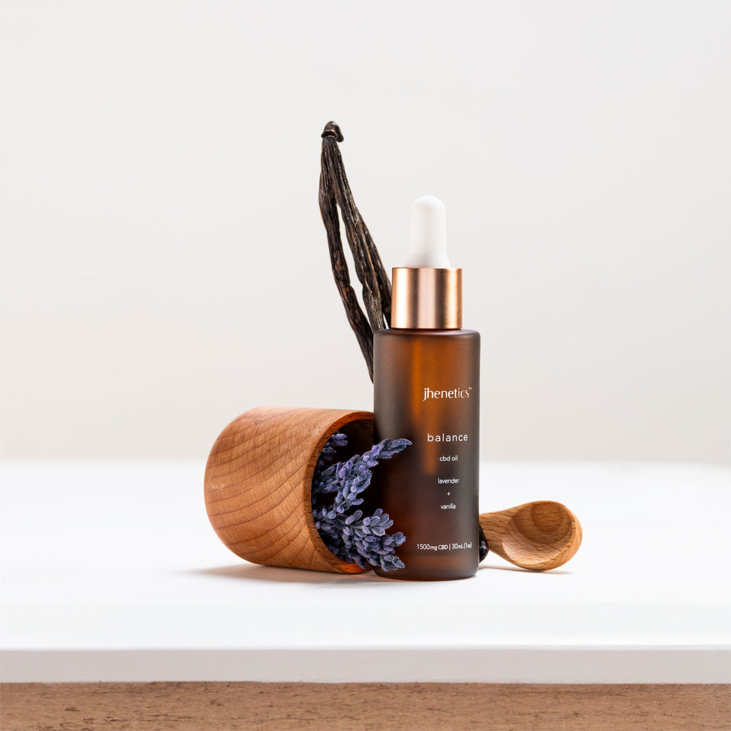 balance cbd oil | lavender & vanilla – jhenetics